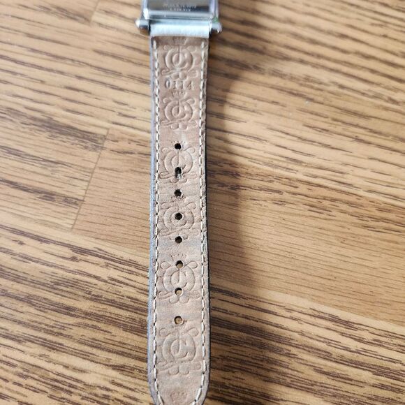 JUICY COUTURE Vintage G&P Silver And Leather Watch FEMININE - Picture 6 of 10